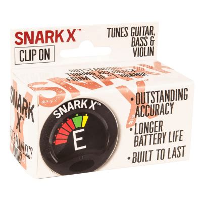 Snark X Clip On Guitar Bass Violin Tuner Snark From Inta Audio UK