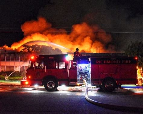 No Injuries In Alarm Fire At Vacant Richmond Warehouse Richmond