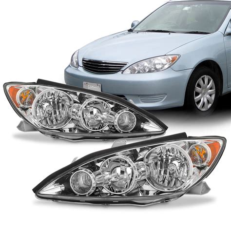 AKKON Fits 2005 2006 Toyota Camry Sedan Halogen Type Chrome