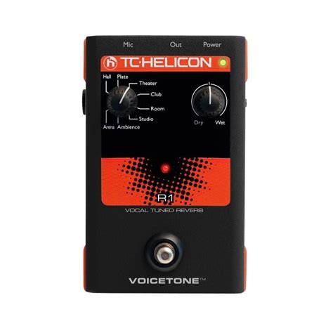 Tc Helicon Voicetone R Pedale Effetto Reverb Per Voce