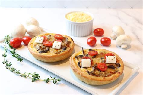 Mushroom Quiche – Celebratory Delights