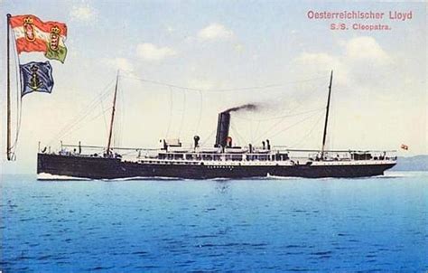 Screw Steamer CLEOPATRA Built By Caird Company In 1895 For Lloyd