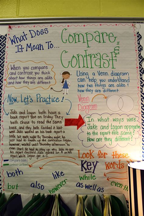 Compare And Contrast Activities 5th Grade 