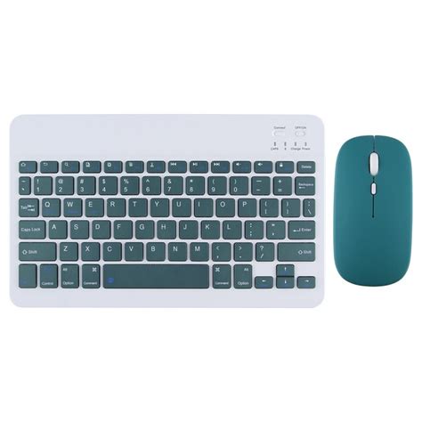 Conjunto De Teclado E Mouse Sem Fio Bluetooth Universal De Polegadas