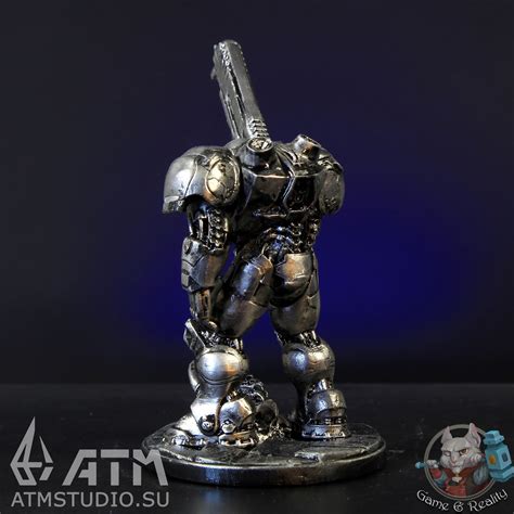 Marine Starcraft Metal Figurine Scale 132 Etsy