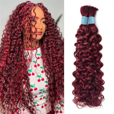 burgundy braids hair 4