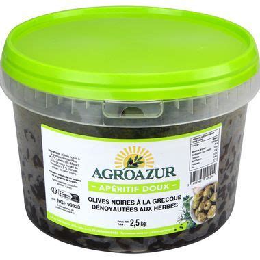 Olives Noires La Grecque D Noyaut Es Aux Herbes Agro Azur