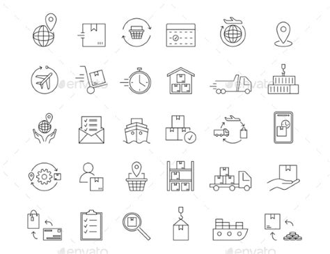 Delivery Icon Vectors Graphicriver