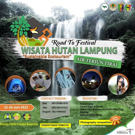 Road To Festival Wisata Hutan Lampung Pre Events Di Kph Batu Tegi