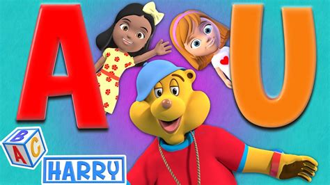 A To U Learn The Alphabet With Phonics Abc Harry Nursery Rhymes