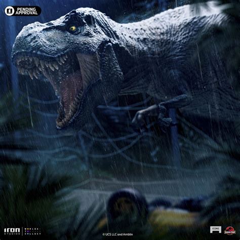 T-Rex Attack - Jurassic Park - Iron Studios Minico Collectible Figure