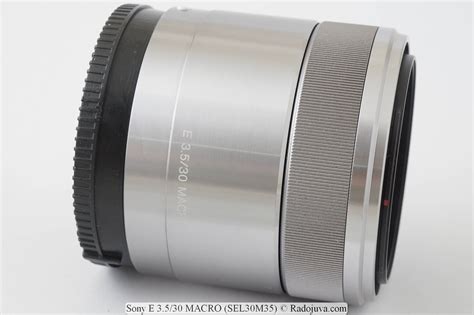 Обзор Sony E 3.5/30 MACRO - макрообъектив для Sony E APS-C | Радожива