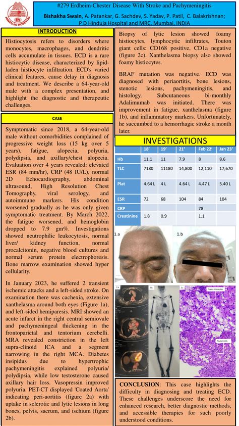 Pdf Erdheim Chester Disease With Stroke And Pachymeningitis