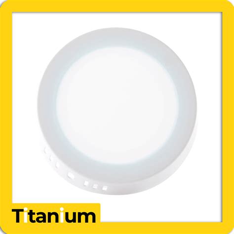 PANEL LED TITANIUM SOBREPONER 6W 4 6500K RED LuminaPlus