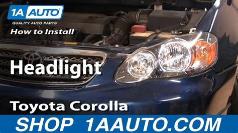 Change Headlight Bulb In Toyota Corolla 2009