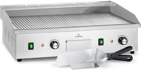 Klarstein Barbecue Elettrico Griglia Elettrica Senza Fumo Piastra