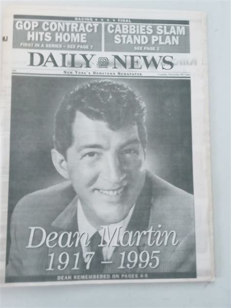 Dean Martin Last Days