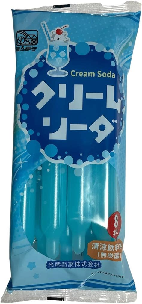 Jp まとめ買い お菓子 光武製菓 クリームソーダ 63ml×8本×3袋 夏定番 チューペット ジュース 駄菓子