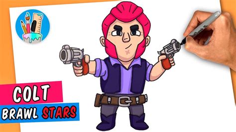 C Mo Dibujar A Colt De Brawl Stars