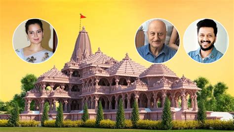 Ram Mandir Bhoomi Pujan: Kangana Ranaut, Anupam Kher, Riteish Deshmukh ...