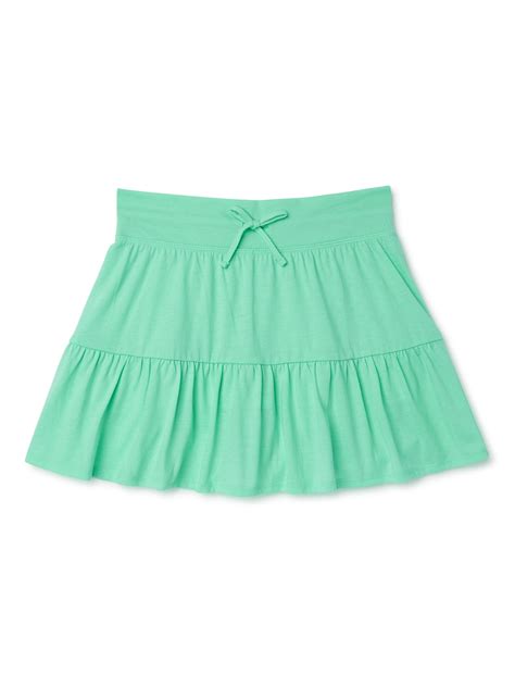 Justice Girls Drawstring Ruffle Tier Skirt Sizes 5 18 And Plus