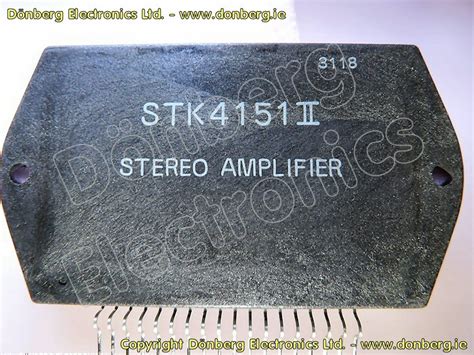 Semiconductor STK4151II STK 4151II 2 CHANNEL AF POWER AMPLIFIER 30W