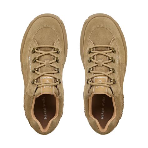 Gi Y Naked Wolfe Sporty Taupe Suede Authentic Shoes