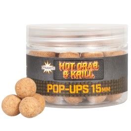 Dynamite Baits Food Bait Pop Ups Hot Crab Krill