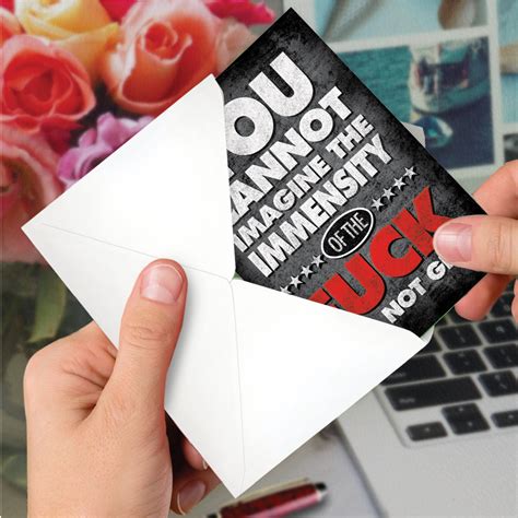 Fuck I Do Not Give Humor Birthday Greeting Card