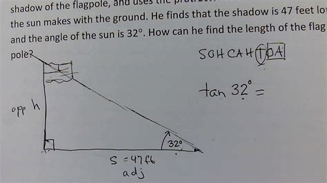 Application Of Right Triangle Trigonometry Youtube