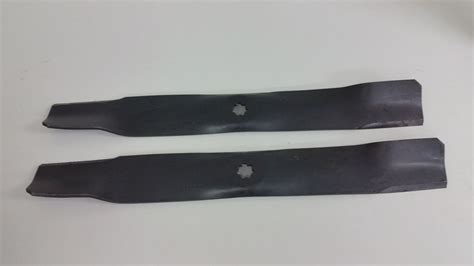 John Deere Mower Blades M154062 Am141034 Set Of 2 For D100 D105 D110 D120