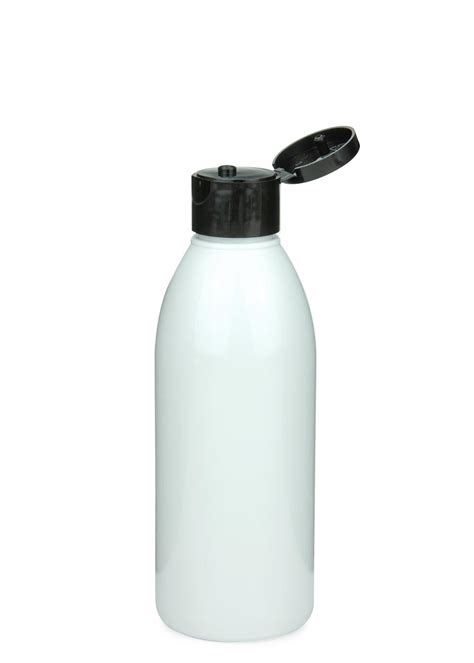 Recycling Pet Bottle Rigoletto Ml White With Flip Top Screw Cap