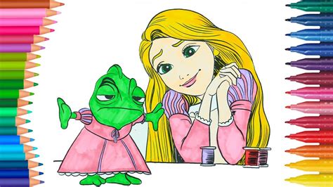 Dibujos Para Colorear De Disney Bebe Rapunzel Libro Para Colorear