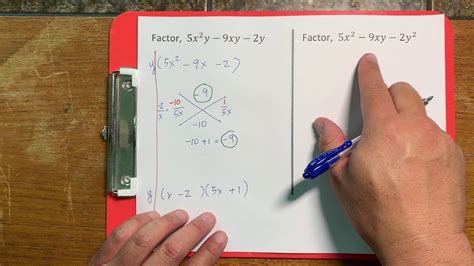 Factoring Trinomials An Easier Technique Using The Bottoms Up Method