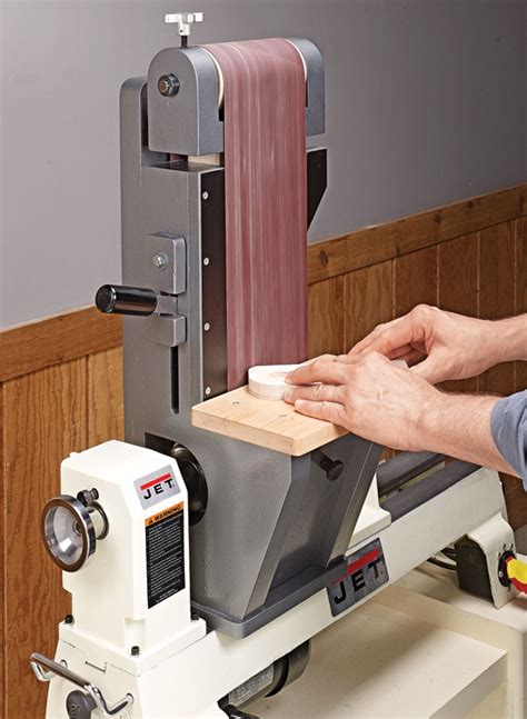 Lathe Driven Belt Sander Woodworking Project Woodsmith Plans