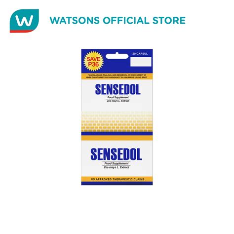 Sensedol Softgel Capsule 20 Capsules Shopee Philippines