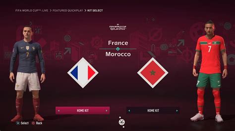 🏆 Fifa World Cup Qatar 2022 Semi~final 🇫🇷 France Vs Morocco 🇲🇦 Youtube