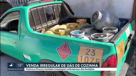 Vídeo Polícia apreende 9 veículos carregados botijões de gás de