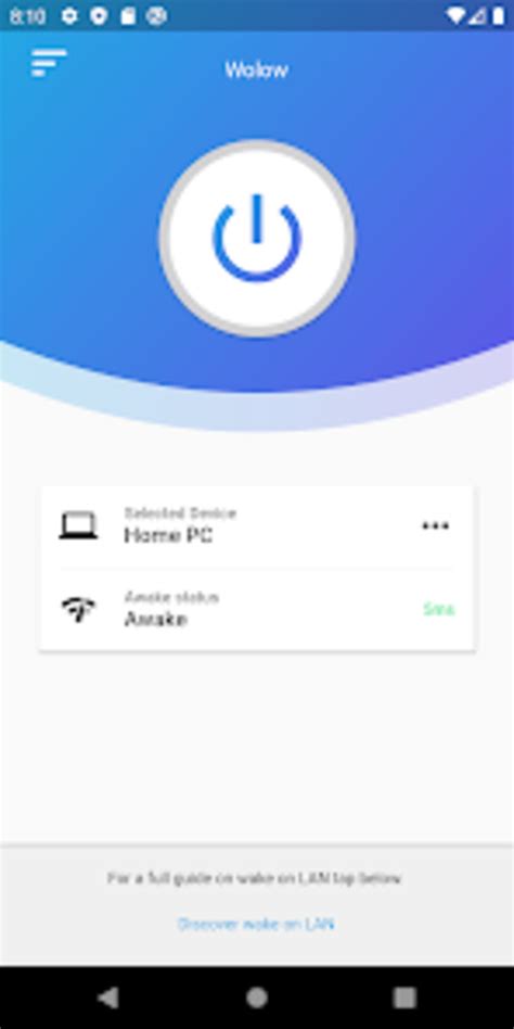 Wolow Wake On Lan Android