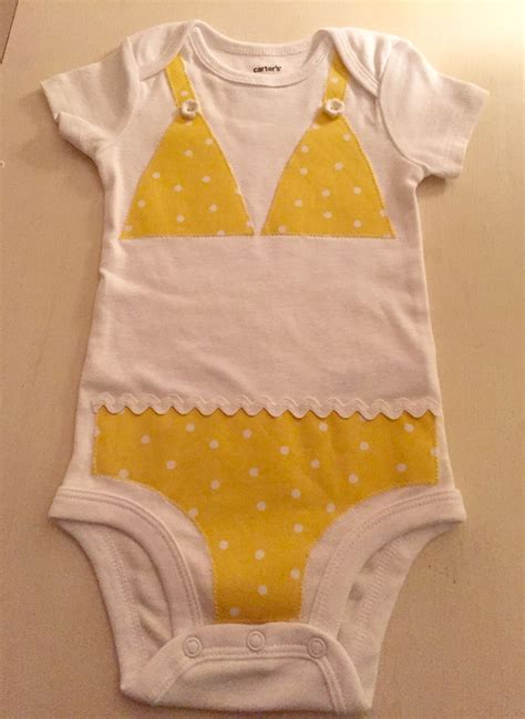 Teenie Weenie Yellow Polka Dot Bikini Onesie Yellow Polka Dot Polka