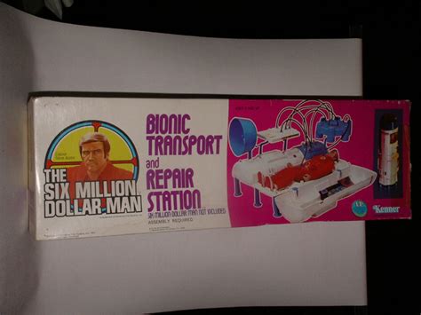 Six Million Dollar Man Bionic Transport And Repair Station Kenner Usa