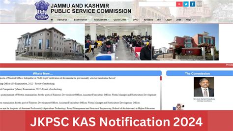 Jkpsc Kas Notification 2024 Out Check Eligibility Criteria Selection Process