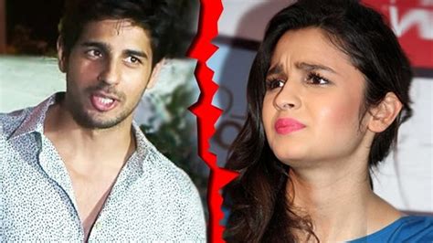 Sidharth Malhotra Finally Speaks On Break Up With Alia Bhatt Video