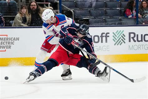 Columbus Blue Jackets Stymied By New York Rangers Drop To Last In With