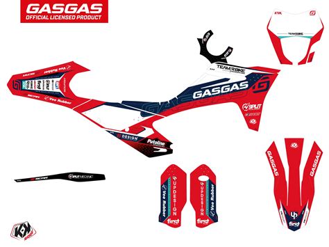 kit déco motocross gasgas replica team rbike k23 série Kutvek