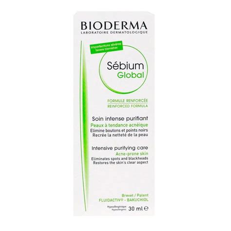 Le Soin Intense Purifiant Sébium Global Bioderma élimine Les Boutons Et