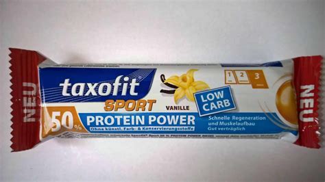 Taxofit Sport Protein Power Riegel Vanille G Proteinriegel Test