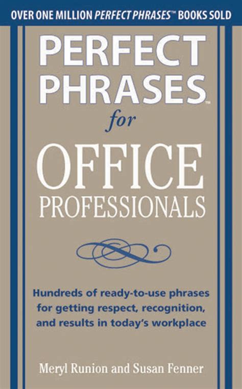Perfect Phrases For Managers And Supervisors 7