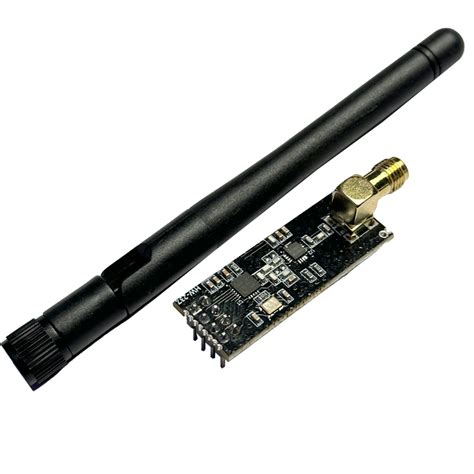 NRF24L01 2.4GHz PA+LNA SMA Wireless Transceiver Module with Antenna - techiesms