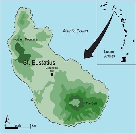 Map of St. Eustatius. | Download Scientific Diagram